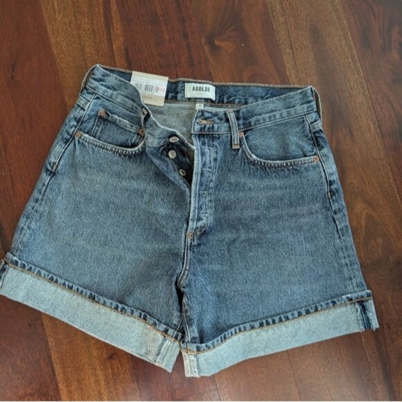 Agolde Pants - NWT AGOLDE Dame Short - High Rise Baggy w/ Cuff